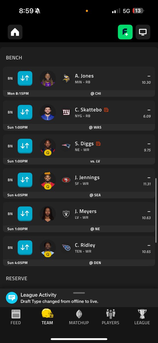 Ball knowers,

Am I cooked? Be honest.

(10 man PPR)
