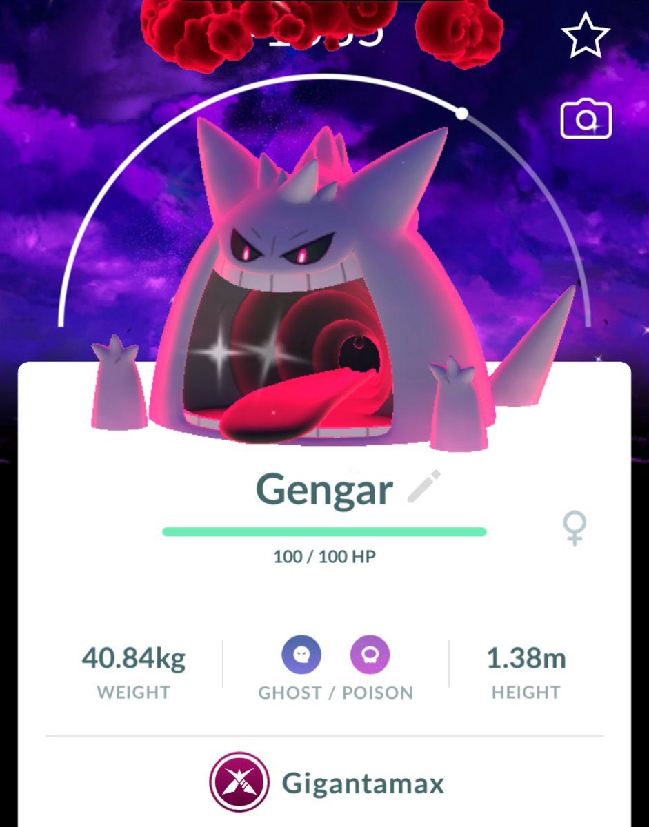 Moonproof (@moonproof_) on Twitter photo Shiny GMAX Gengar with the awesome background 👌🏼✨
Thank you <a href="/JollyNotNow/">💫✨Lexi Luck✨💫</a> for the invite 🙏🏼
#PokemonGO #PokemonGOApp Shiny GMAX Gengar with the awesome background 👌🏼✨
Thank you <a href="/JollyNotNow/">💫✨Lexi Luck✨💫</a> for the invite 🙏🏼
#PokemonGO #PokemonGOApp