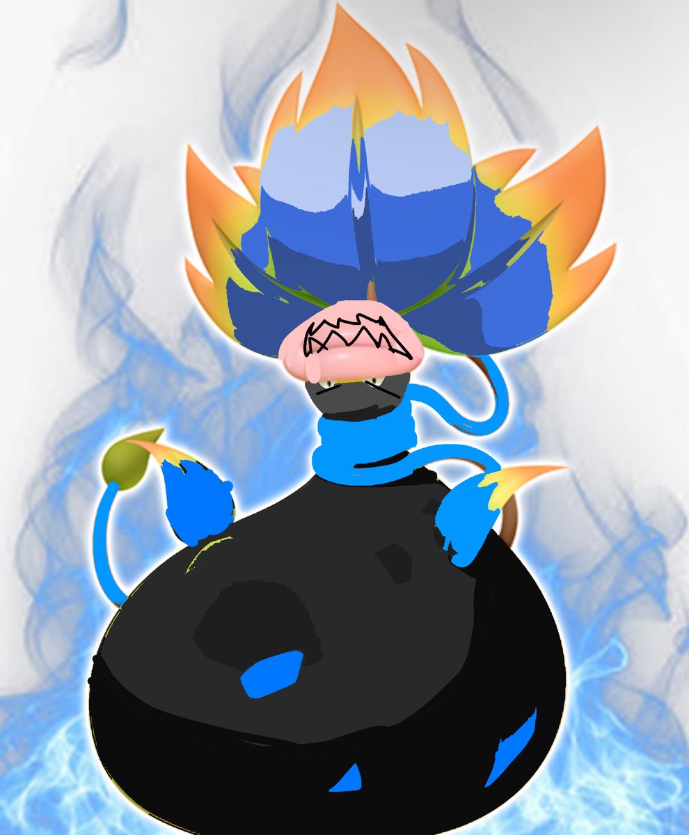 just drew like a cool and edgy  version of mega victreebel haha just a glimpse to my dark reality a full stare into my twisted perspective would make most simply go insane