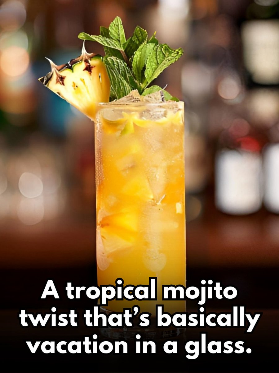 Is it even summer without a Pineapple Mojito? 🏖️🍍
Save the recipe: mybartender.com/recipe/pineapp…