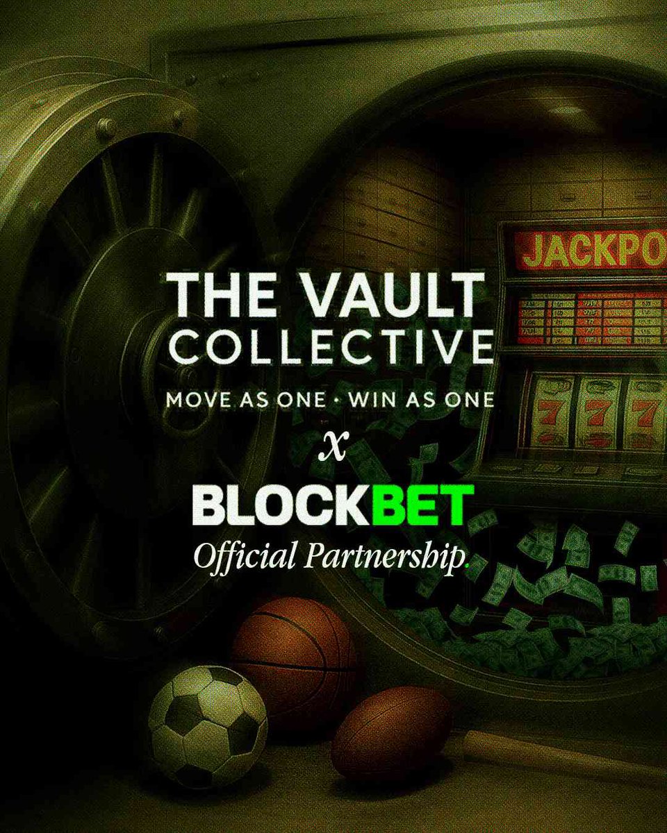 VaultCorpSol's tweet image. 🕒 It’s not official until it’s on the timeline…
We move as one • Win as one ✨
That’s why we partnered with the best to make it happen. 🚀

@BlockBetGG