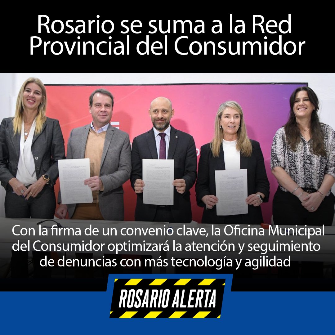 RosarioAlerta's tweet image. 📲 ¡Más cerca, más rápido! Rosario se suma a la Red Provincial del Consumidor para mejorar la atención a los reclamos. Tecnología, trazabilidad y respuestas más ágiles para los vecinos.
🧾💻🤝 #Rosario #Consumidor #Derechos rosarioalerta.com.ar/site/?p=27298 a través de @RosarioAlerta