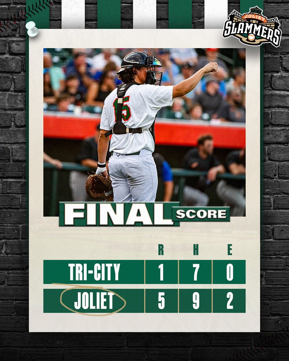 JolietSlammers's tweet photo. Game one in the books — one down, two to go☝😤
#OneOfThree #SlammersWin #LockedIn🔒 https://t.co/RTmZOXgzxH