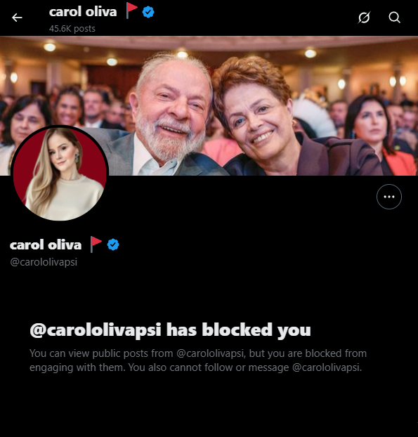 A muié é psicóloga e não tankou um post no twitter.
Imagina a saúde mental de quem faz terapia com ela.