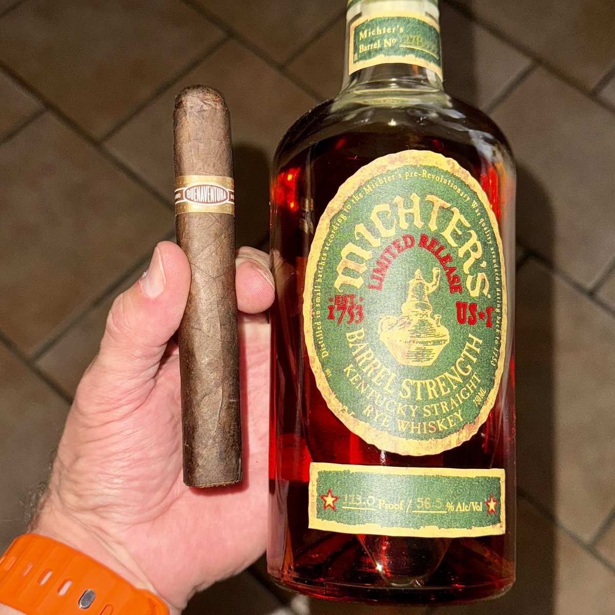 Palate repair tools

<a href="/CurivariCigars/">Curivari Cigars</a> Buenaventura BV 500 Maduro and <a href="/MichtersWhiskey/">Michter's Distillery</a> Barrel Strength Rye