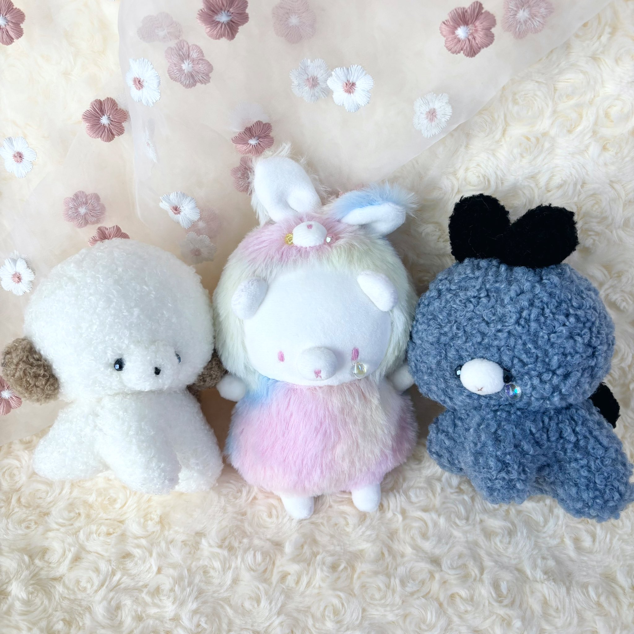 hana様御予約❤生後10日♡子猫ちゃんとうさちゃんのぬいぐるみ♡おむつ♡ hana様御予約❤生後10日♡子猫ちゃんとうさちゃんのぬいぐるみ