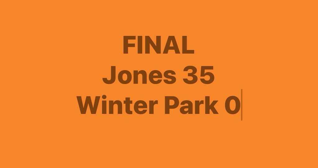 Jones Tigers Football (@joneshsfootball) on Twitter photo 