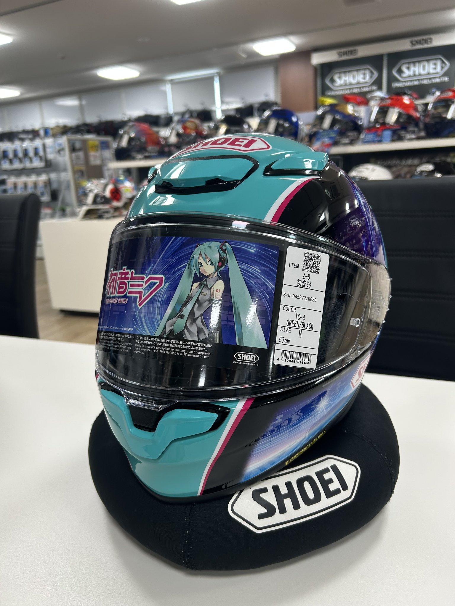 新品・未開封　ABNORMALS　イニシエバイオレント SHOEI Z-8にNewカラー「Z-8 FEARLESS」新登場！ | 2りんかんNEWS