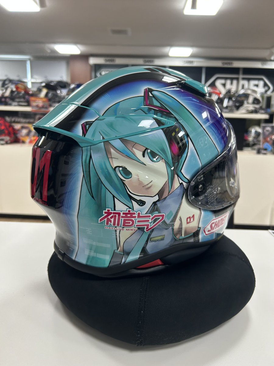 ライコランド新潟店🏍️ در X: «SHOEI Z-8 初音ミク(限定) #ライコ新潟
