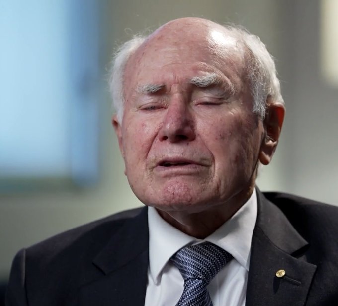 John Howard is trending . It must be World Palaeontology Day , a day when fossilized relics of the past are dug up to remind us of a regrettable era of Australian social life.