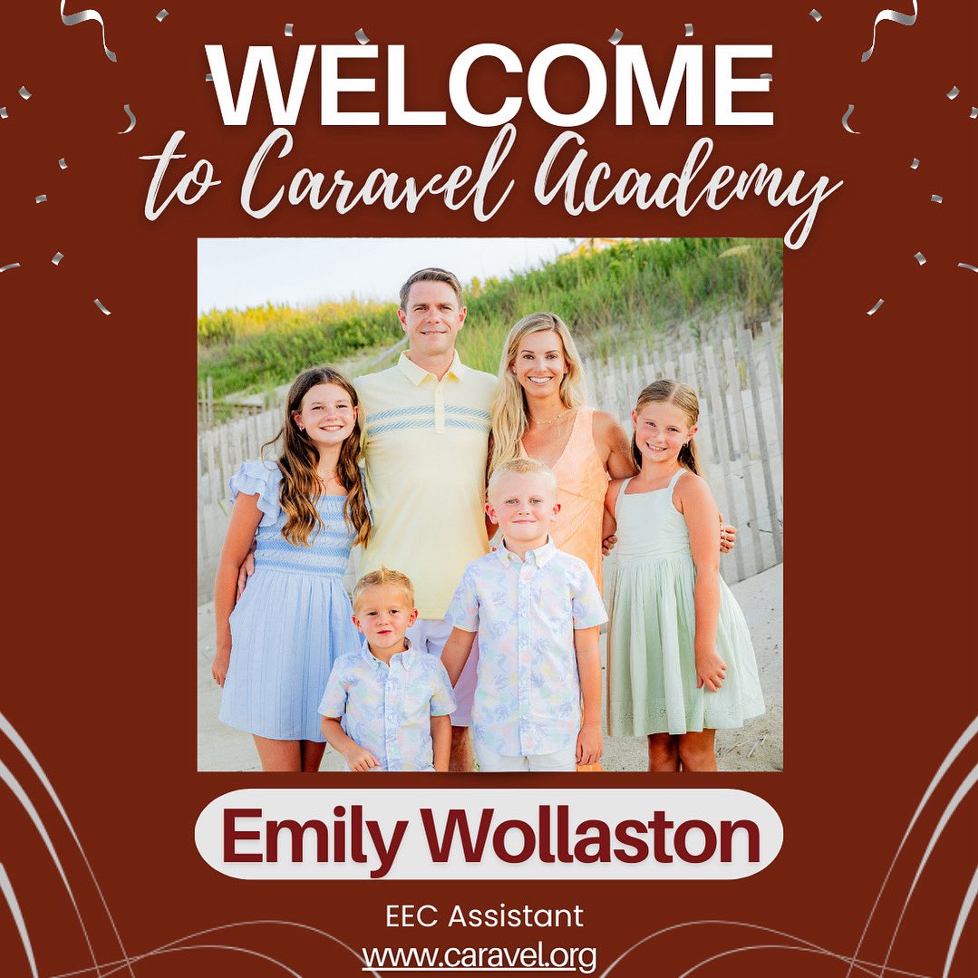 CaravelAcademy's tweet image. Welcome back Emily Brooks Wollaston!!  Mrs. Wollaston is a Caravel graduate and joins us this year as an Assistant in the EEC.  She holds a Bachelor’s degree in Marketing from Wilmington University. 

#caravelacademy #caravelfamily #LearningWithAPurpose #caravelalumni
