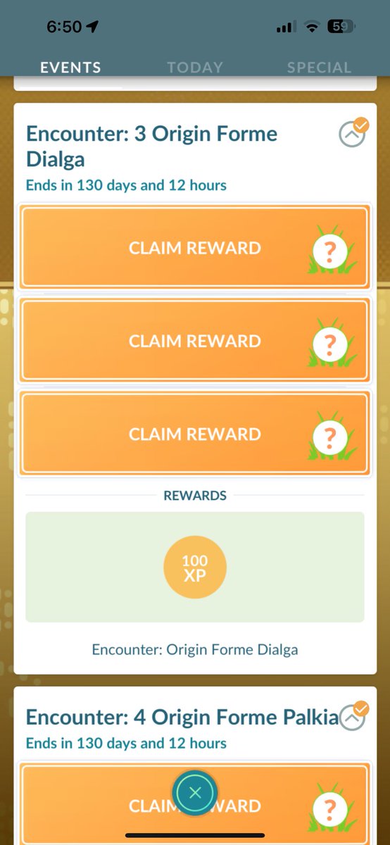 ausbubbles's tweet image. 7 out of 140+ raids as compensation. 

It could be worse but wth?

#PokemonGO