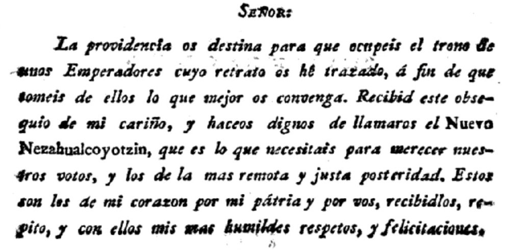 La recuperación del estatus imperial precortesiano en la independencia de Méjico según D. Carlos María de Bustamante, quien llamara al emperador Iturbide «el Nuevo Nezahualcoyotzin».