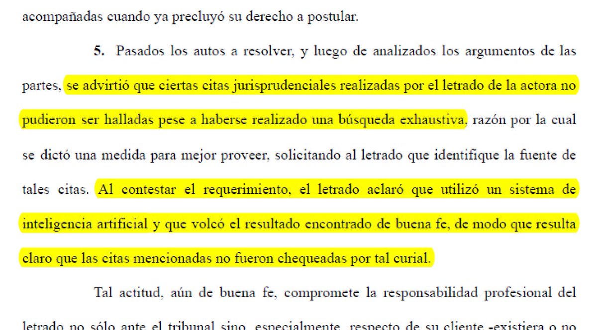 ChatGPT le citó jurisprudencia inexistente a un abogado, quien luego alegó “buena fe”. Un poema de la Sala 2 de la Cámara de Apelación en lo Civil y Comercial de Rosario. La importancia de verificar fuentes.