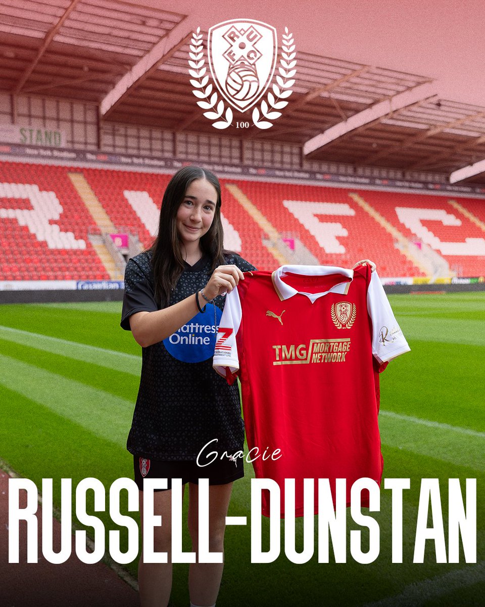 🎉 | Welcome to the party, Gracie Russell-Dunstan!

Much-travelled Gracie is making Rotherham her footballing home for the season ahead and excited to get started.

#RUWFC #ForeverTogetherForeverProud #RUFC