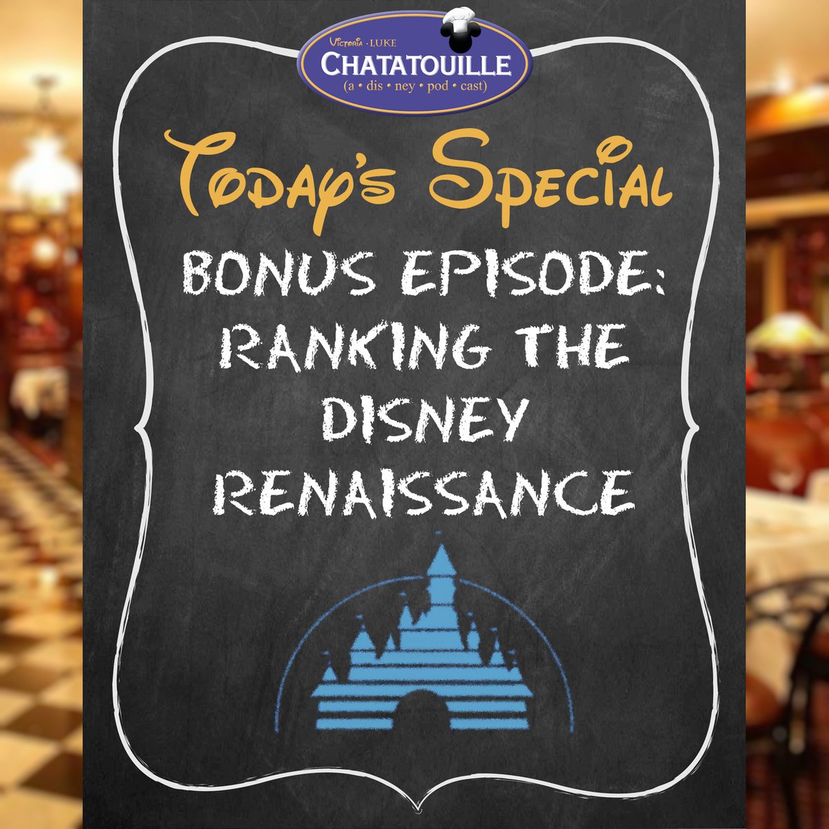 Chatatouille's tweet photo. 📽️NEW EPISODE🎞️

For our third bonus episode, @vmsmithauthor and @LTDangerous have the extremely unenviable task of ranking the ten best films of Disney's greatest era, the Disney Renaissance!

Available now on Podbean, Apple, Amazon, Spotify and more! https://t.co/Wy2uzIjVD1