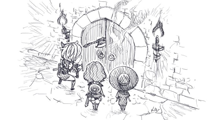 「頑固な旅の扉」 