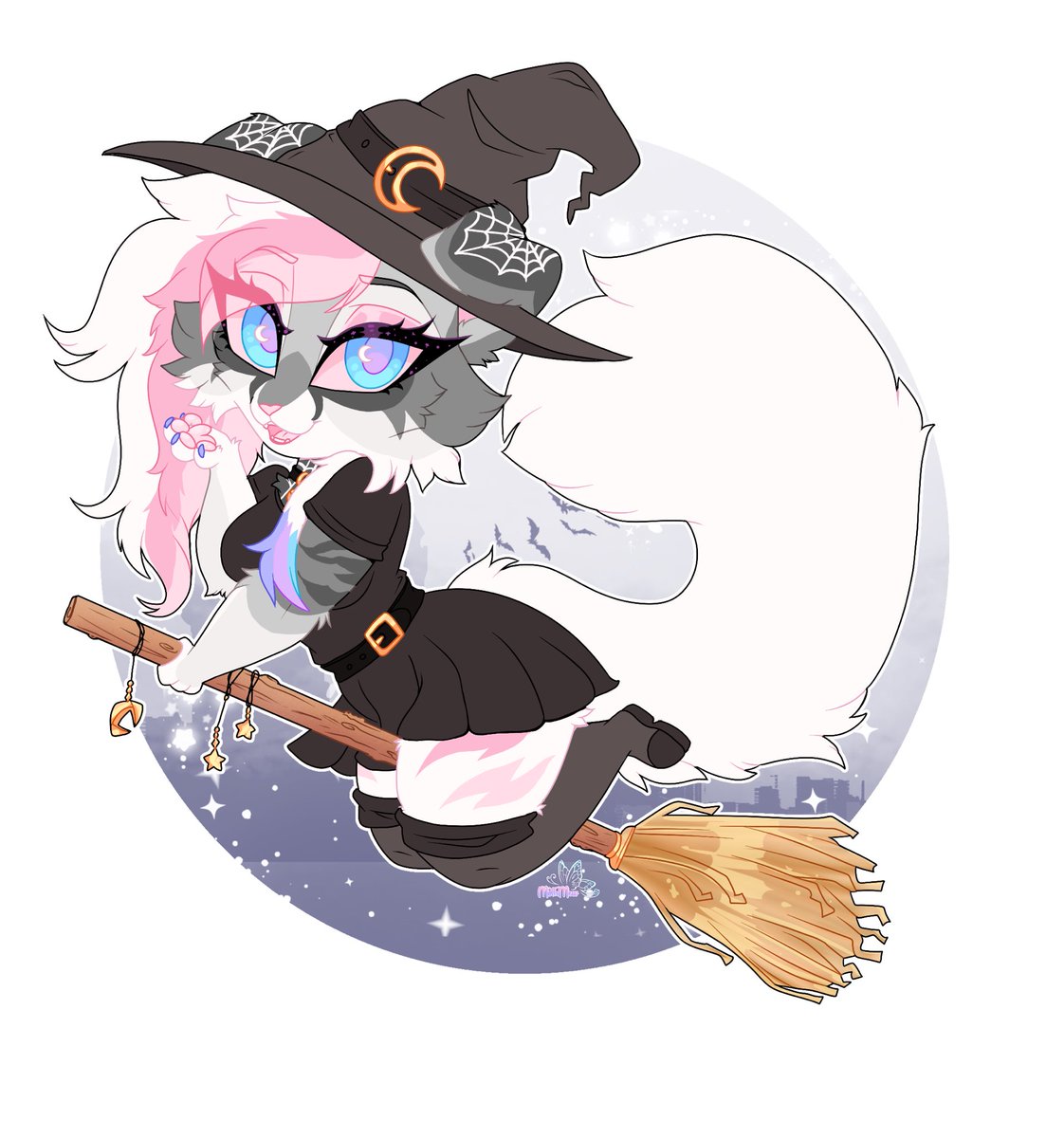 Mothmew's tweet photo. 🔮RAFFLE TIME🔮

How to enter! 

- Like and retweet this! 💜

- Be a follower!

- Comment a ref sheet!💕

Raffle ends September 1st! 

If you’d like a guaranteed slot I’m open for these! If you win the raffle but bought a slot I’ll make an additional chibi any pose instead!💖 https://t.co/pkKYU1rnri