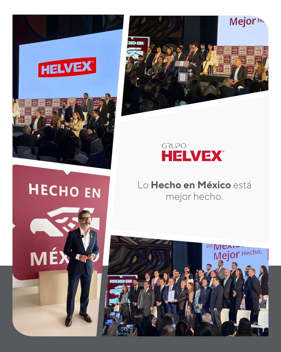 En Grupo Helvex lo Hecho en México es parte de nuestro ADN. Somos una empresa fabricante y orgullosamente mexicana que lleva al mercado nacional e internacional productos de la más alta calidad, innovadores y sustentables.

#GrupoHelvex #HechoEnMéxico