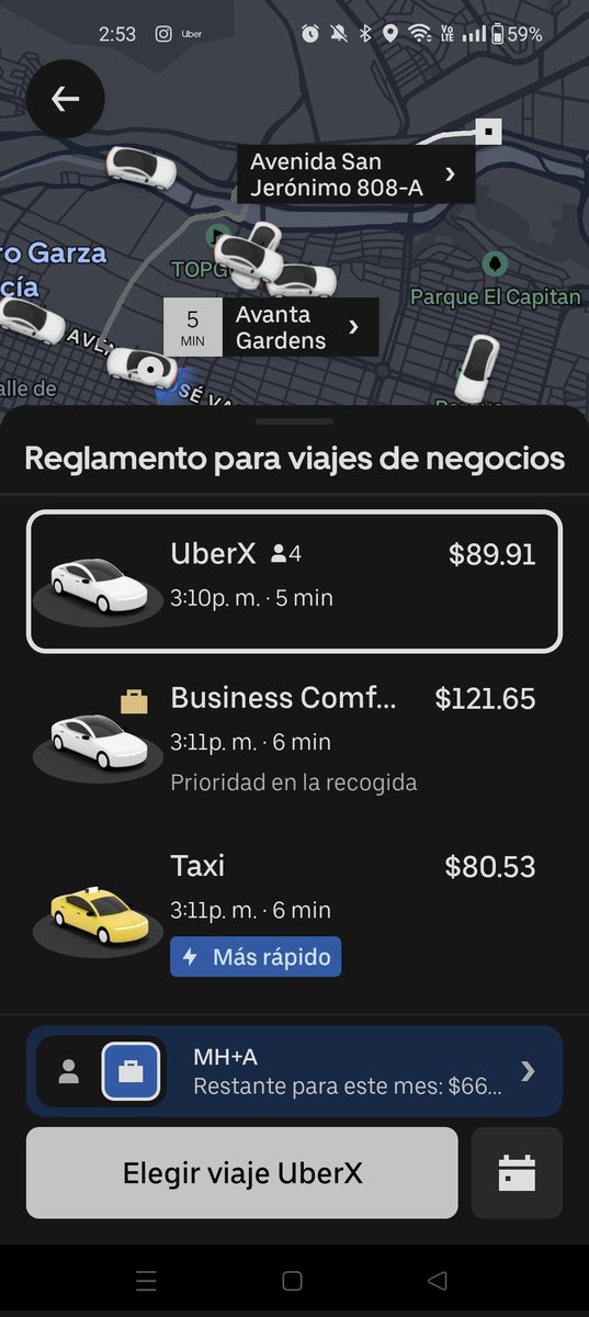 Asegzz's tweet photo. @Uber_MEX Dice 5 minutos y resulta que son 22 https://t.co/ZUDI1MTpIU