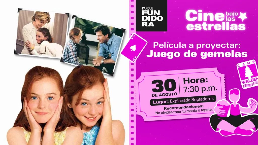 🌟🎬 ¡Porque tú lo pediste… gran reestreno! 🙌🏻

Trae tu snack favorito, sillas, tapetes o lo que necesites para pasar una noche de película bajo las estrellas. 🌙✨

👉 Entrada libre. ¡No faltes! 🙌🏻