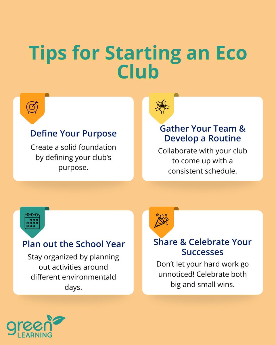 GreenLearning (@greenlearning) on Twitter photo Here are some tips to help you get started with creating an eco club! Check out our blog Starting an Eco Club at Your School for more info and a snapshot of events you can plan around! Head here: greenlearning.ca/blog/environme… 
#EcoClub #NewSchoolYear #HowTo Here are some tips to help you get started with creating an eco club! Check out our blog Starting an Eco Club at Your School for more info and a snapshot of events you can plan around! Head here: greenlearning.ca/blog/environme… 
#EcoClub #NewSchoolYear #HowTo