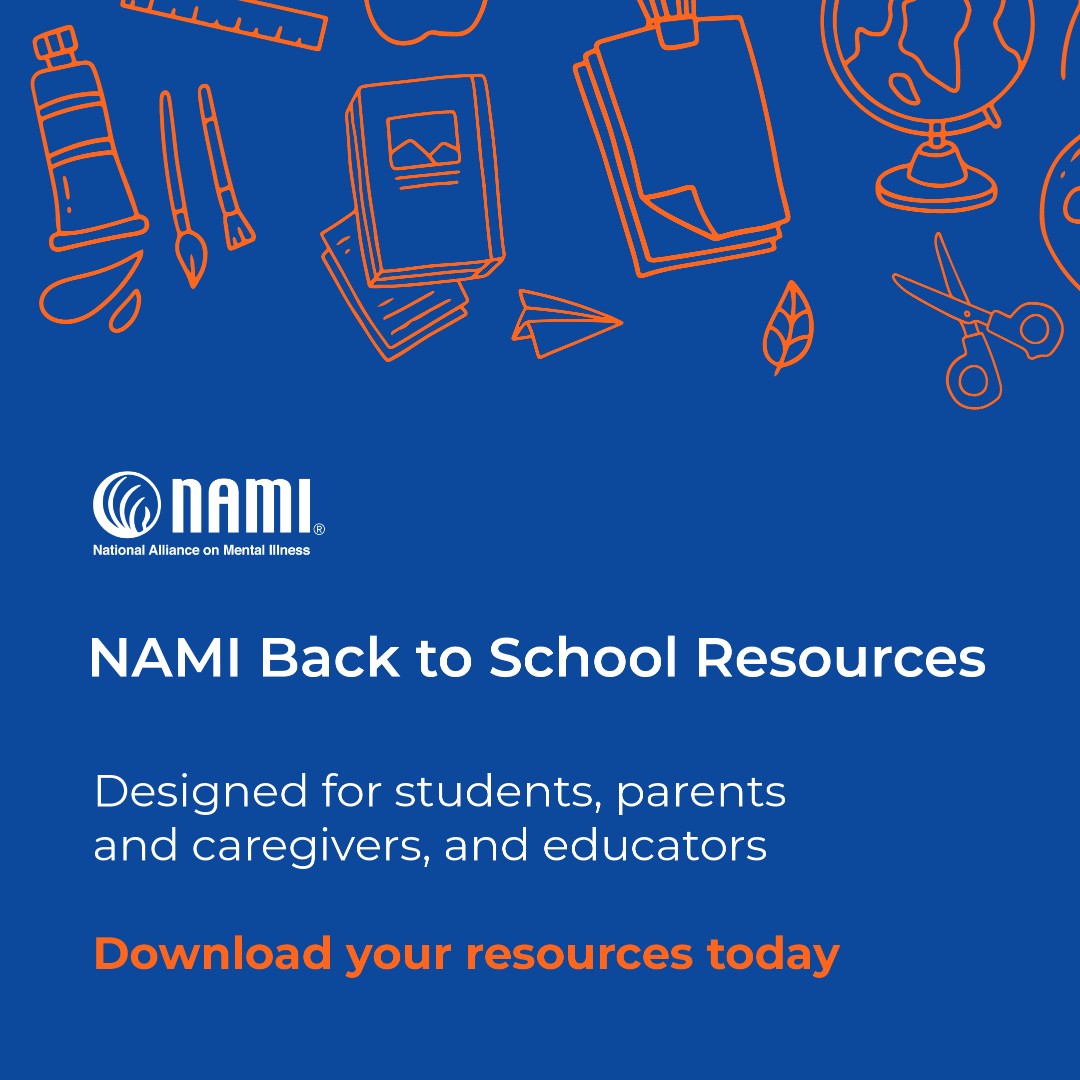 ✏ 🍎Do you know how to help a friend when they’re struggling? Can you set boundaries when you need to protect your mental health? #NAMIBackToSchool resources are full of key life skills that can help you lead a successful, healthy life. nami.org/BackToSchool