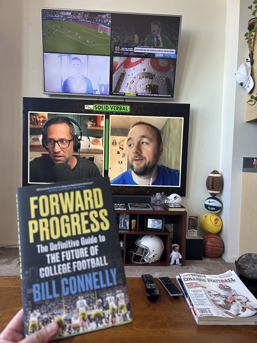 C0RB's tweet photo. @SolidVerbal @ESPN_BillC Thanks for the tip on how to get your new book early @ESPN_BillC, ordered it while watching this ep Tuesday morning and it showed up at my house today https://t.co/rXMjaJdw2t
