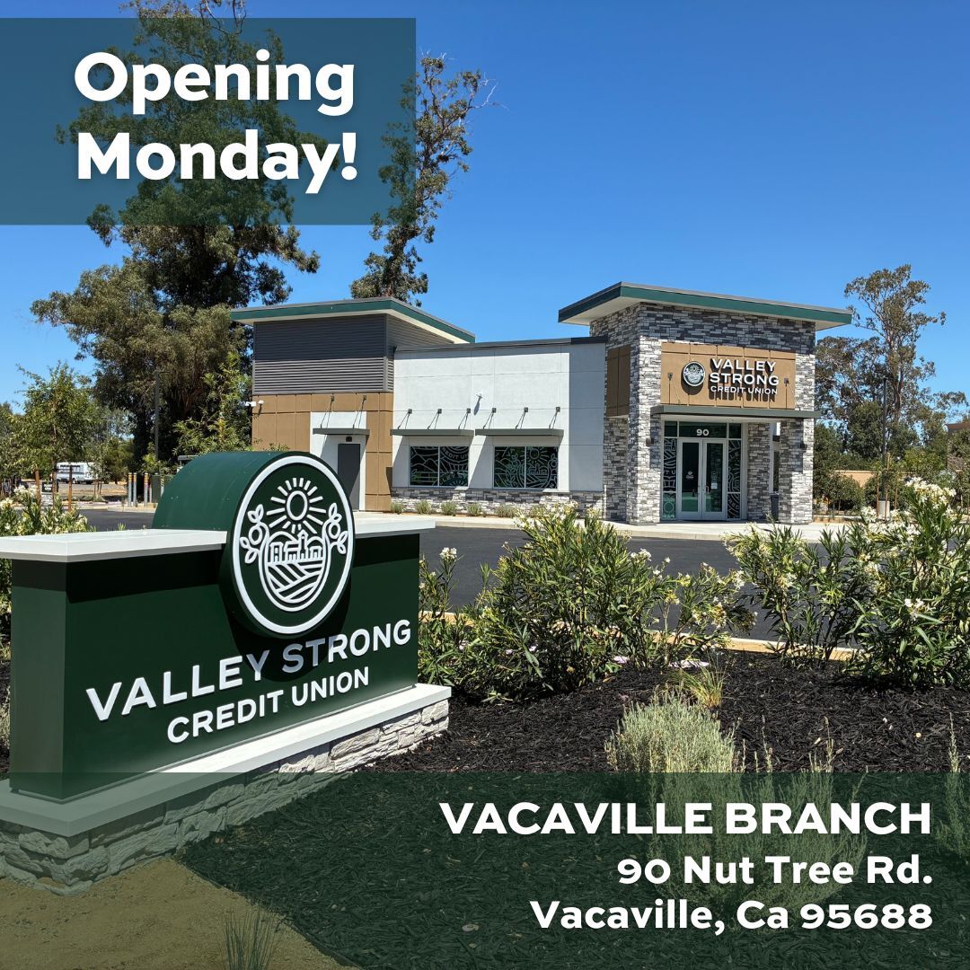 The Vacaville Branch Team is ready for the big move this weekend. 🚚 The Elmira Rd location will close at 6pm today and we will officially open the doors to the Nut Tree Rd location on Monday at 9am! 🙌

#vacaville #solanocounty #valleystrong #weremoving