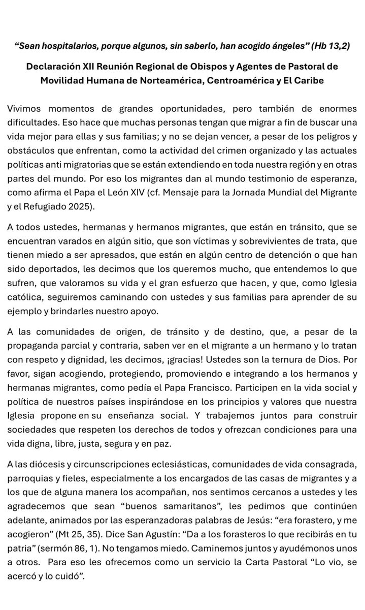 Pastoral de Movilidad Humana (DEPMH) tweet media