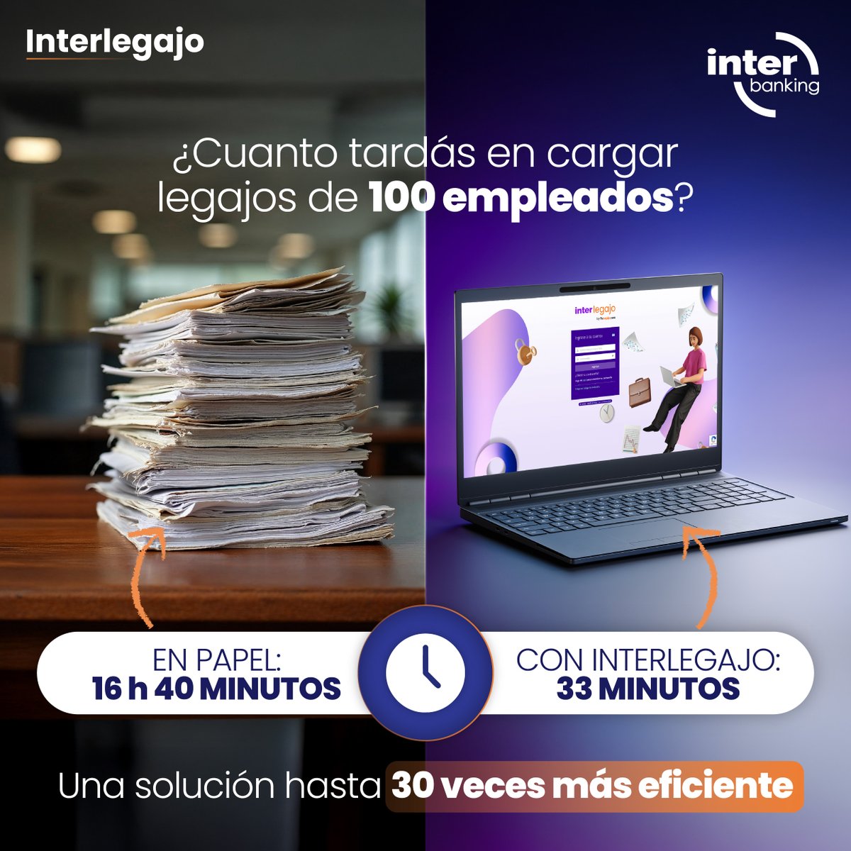 interbanking's tweet photo. Con Interlegajo, organizá y accedé a toda la documentación laboral de tu equipo desde un solo lugar, sin papeles y sin demoras 👉 https://t.co/8cZTRHowF6
#Interbanking #Interlegajo #TransformaciónDigital #Innovación https://t.co/Gtx8GbOoDu