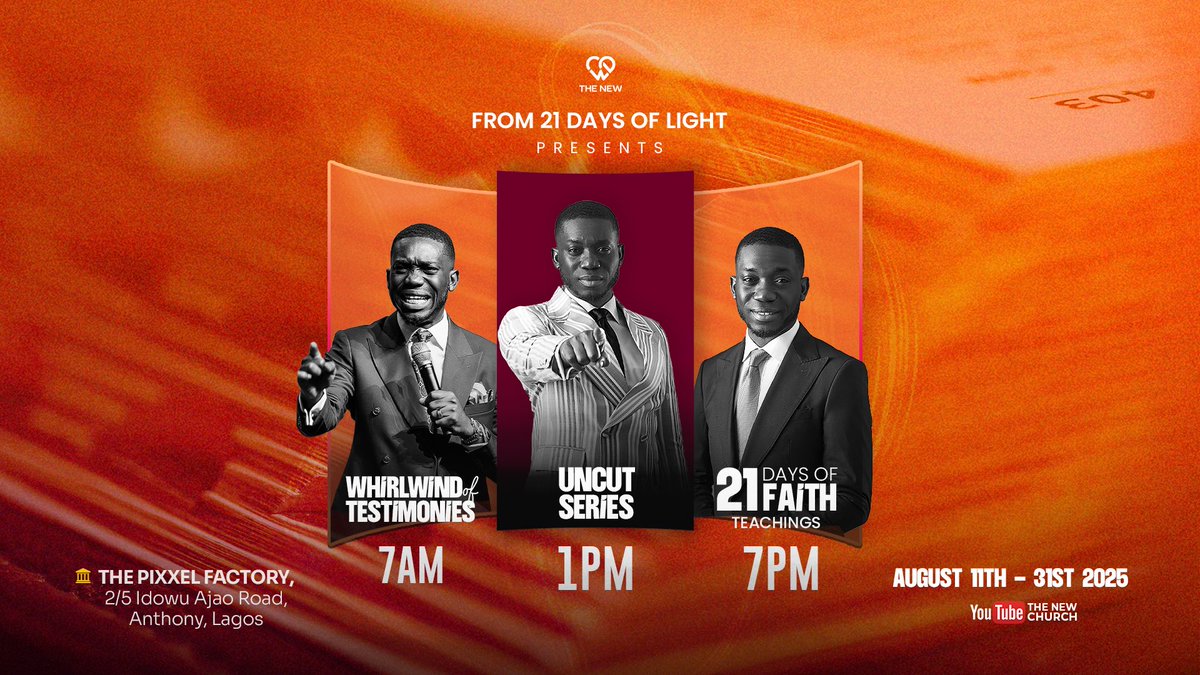 OGO!🎉🎉🎉🎉🎉
#21daysoffaith!