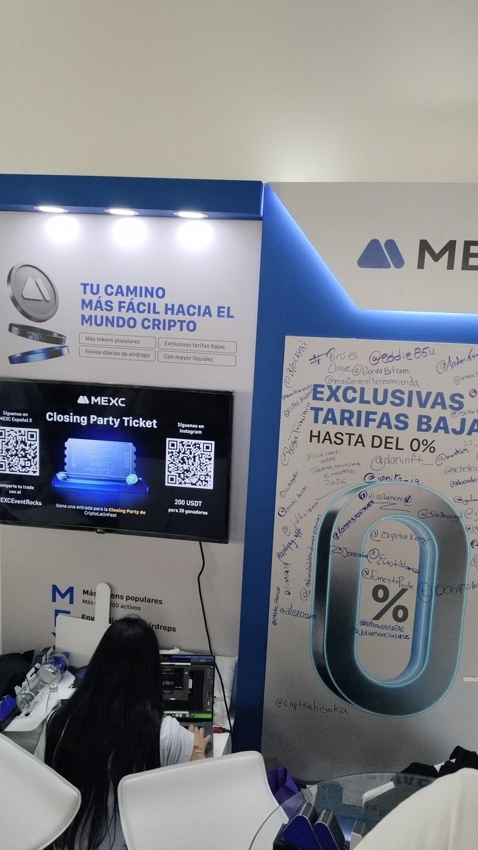 BizDev_MktAI's tweet photo. #MexcEventRocks https://t.co/HKsFK99cOf