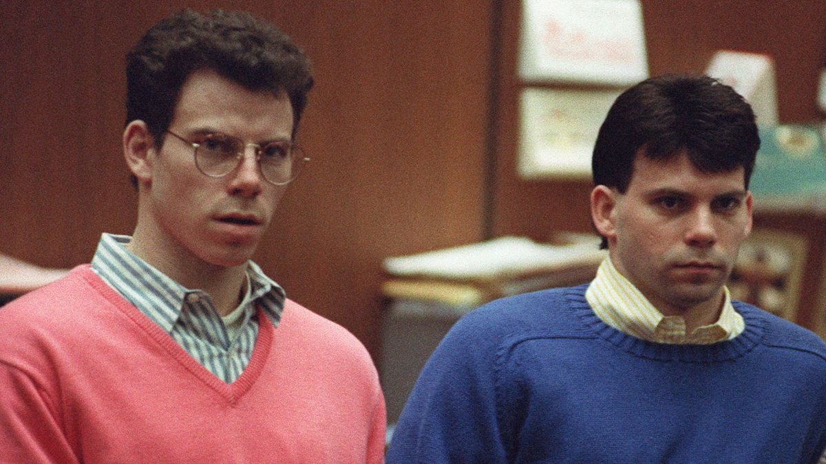 JusticeforLNM's tweet photo. These two ARE NOT A DANGER to society - their parents were, sexually abusing their own children. Unimaginable. 

Erik and Lyle Menendez both deserve freedom. They served enough time for something the parents were guilty of. 
FREE THEM. https://t.co/zT7sBmTdiM
