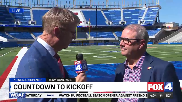 We rushed the field today for #kufball coverage.