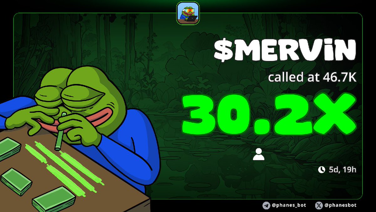 crypto_qz's tweet image. #MERVIN

bS3Y8KCfYmMC93sSc4qQMivQzTu48qnZqjuYbUopump

47k-1.4m