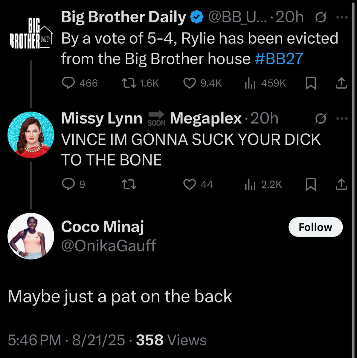 bbtwitstruggle's tweet photo. #bb27 https://t.co/PaUsQwBp3D