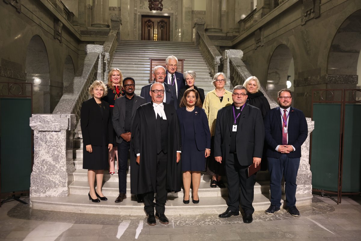 United Conservative Caucus (@ucpcaucus) on Twitter photo Earlier today, the Alberta Legislature hosted a ceremony of remembrance to honour the millions of victims of Communism and Nazi totalitarianism.
As Albertans, we must always stand firmly on the side of freedom, democracy, and human rights.
<a href="/JackieLovelyAB/">Jackie Lovely</a> <a href="/RicMcIver/">Ric McIver</a> Earlier today, the Alberta Legislature hosted a ceremony of remembrance to honour the millions of victims of Communism and Nazi totalitarianism.
As Albertans, we must always stand firmly on the side of freedom, democracy, and human rights.
<a href="/JackieLovelyAB/">Jackie Lovely</a> <a href="/RicMcIver/">Ric McIver</a>