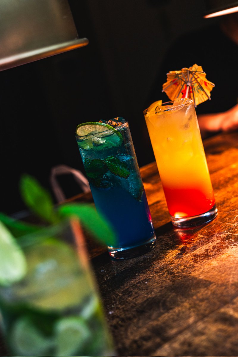 TiffinOfficial's tweet photo. Summer's not over yet! And not that the new mocktails on tiffin Fairmount's menu are going away when summer ends, but the cute little umbrella just feels right when it's 90 degrees outside! So come check out the new restaurant if you haven't yet and try all of the new menu items! https://t.co/ljDgVkFxWq