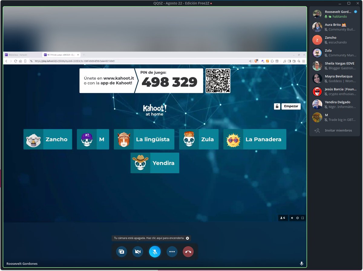 Aura Brito 🛡️ (@soyaurabrito) on Twitter photo Ya estamos jugando #QuiénQuiereSerZcasher en la comunidad de <a href="/zcashesp/">Zcash en Español 🛡️ᙇ</a>
Ven a divertirte con nosotros:
t.me/zcashespchat Ya estamos jugando #QuiénQuiereSerZcasher en la comunidad de <a href="/zcashesp/">Zcash en Español 🛡️ᙇ</a>
Ven a divertirte con nosotros:
t.me/zcashespchat