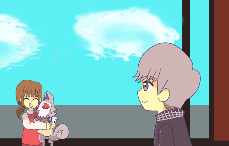 KaileyKings's tweet photo. What if Persona MCs swap their Mascot Pets.... #Persona3 #Persona4Golden #Persona5 #fanart #doodle #PERSONA https://t.co/Cys423mUKp