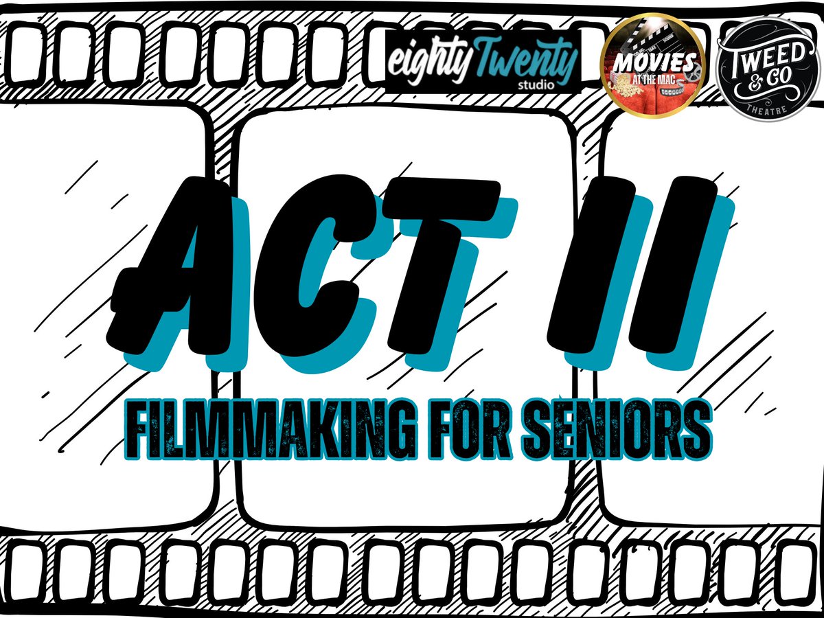 ANNOUNCING: ACT II: FILMMAKING FOR SENIORS!! It's a film course that's specifically geared towards folks who are 65+ who have always wanted to learn more about movie magic: marbleartscentre.ca/act-ii-filmmak…