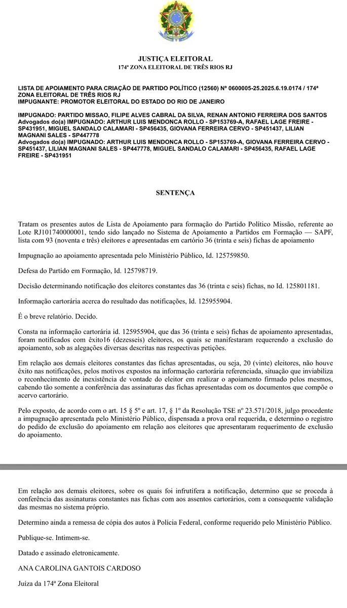 Nando Moura_Oficial (@moura_101) on Twitter photo Da PEQUENÍSSIMA amostragem, TODOS os 16 que justiça notificou disseram: 
"TIREM MEU NOME DISSO".
VINTE a justiça não conseguiu encontrar.
O ministério público e a juiza encaminharam para a POLÍCIA FEDERAL investigar.
Meu Deus... Da PEQUENÍSSIMA amostragem, TODOS os 16 que justiça notificou disseram: 
"TIREM MEU NOME DISSO".
VINTE a justiça não conseguiu encontrar.
O ministério público e a juiza encaminharam para a POLÍCIA FEDERAL investigar.
Meu Deus...