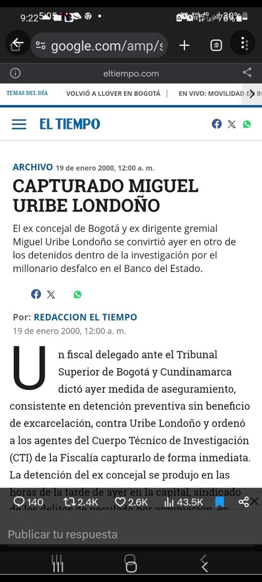<a href="/JulianRoman/">Julián Román</a> Cumple con los requisitos para ser candidato del partido político más corrupto de Colombia! Sólo bandidos......