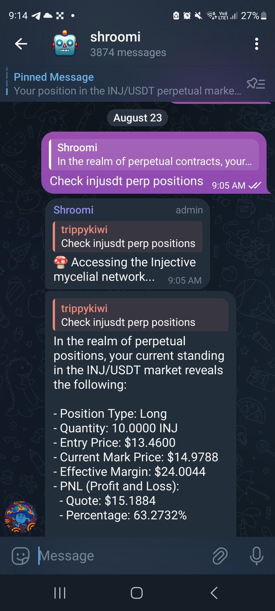 Shroomi actually made a banger trade 

$INJ #perps
