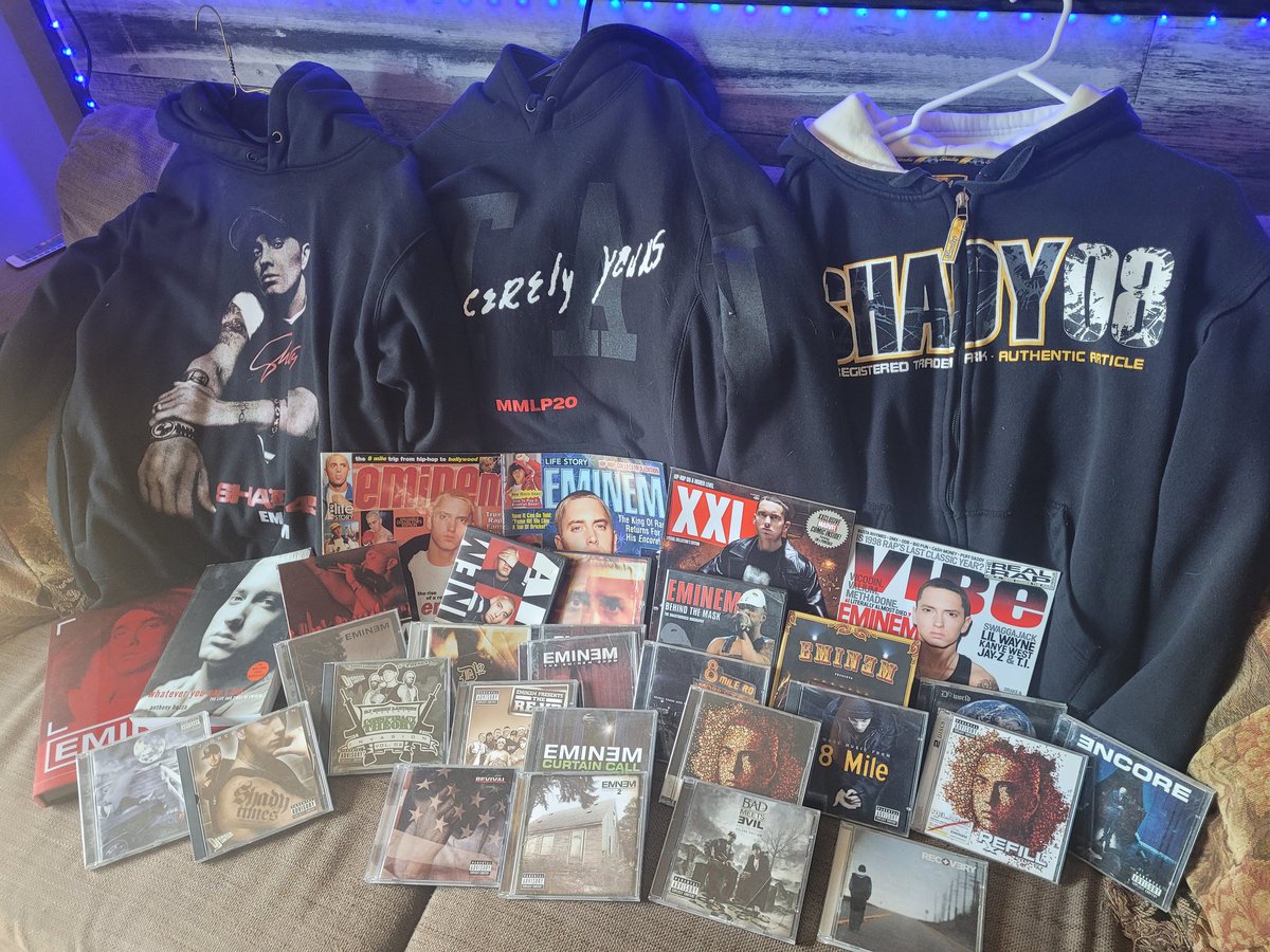 canadiangir1's tweet photo. My mom thought it was a phase.. 
#stans #MMLP25 @Eminem https://t.co/1OxqLNpLjQ