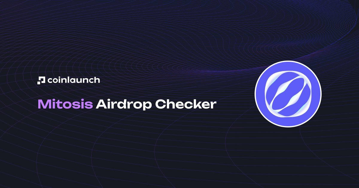 CoinLaunchSpace's tweet image. 🥇  Mitosis Genesis Airdrop Launch

▶️ #Mitosis #Airdrops #DeFi

Mitosis, a protocol built to fix broken DeFi liquidity, is launching its Genesis Airdrop and has opened a checker + registration for $MITO.

Check eligibility and register here: airdrop.mitosis.org/flow

Staking