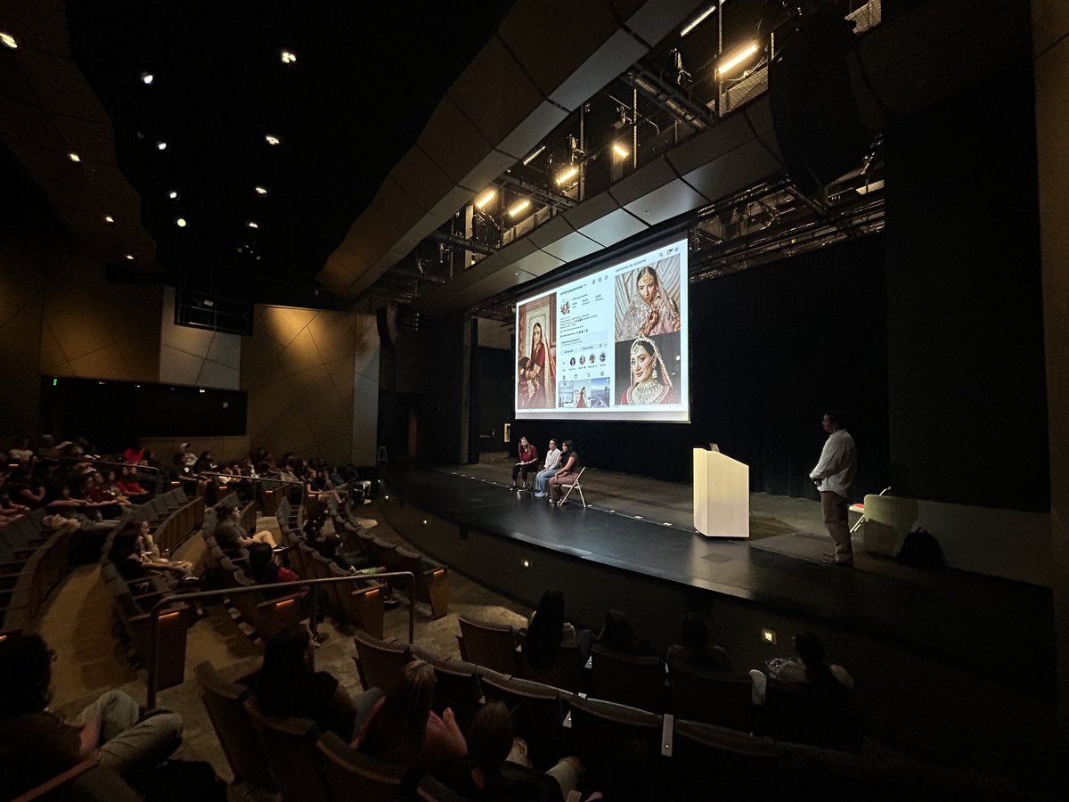SMCAmaro's tweet photo. Freedom Alumnus Jasmine Dosanjh sharing her career story with our students!  Go Falcons! https://t.co/ykV7zfCTKv