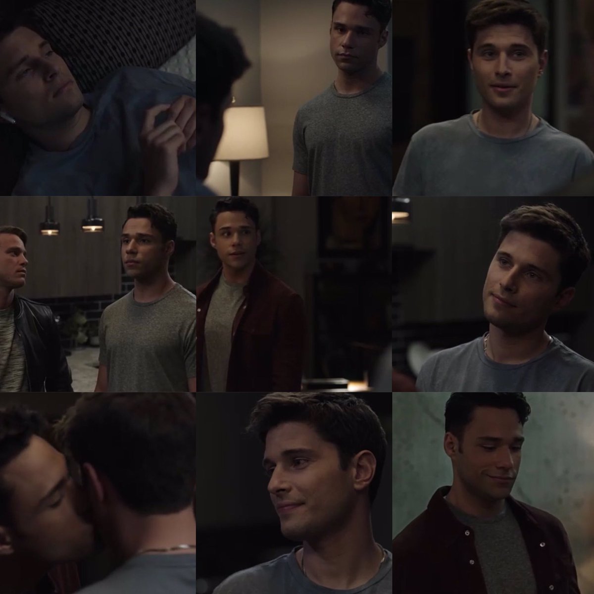 T.K. lying on Carlos side of the bed his safe place 😭. Carlos making sure T.K. eats by putting the pizza on timer 🥺. Carlos calling Cooper and doing a background check on him 🥺. The way T.K. looks at Carlos 😍. Carlos little smile 🙂. Love this scene 🥺🥰#Tarlos #911LoneStar