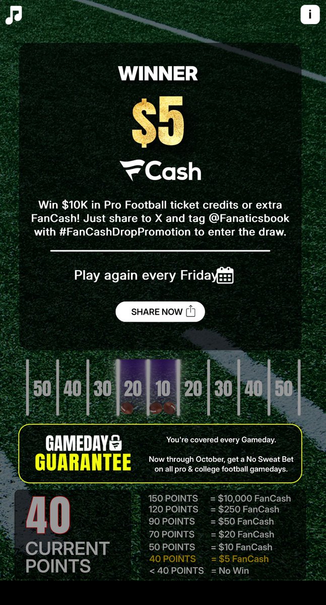 ItsLeil's tweet photo. Play the #FanCashDropPromotion today

⁦@FanaticsBook⁩  https://t.co/70Bnttr0PC https://t.co/Rk3LEwgvbw